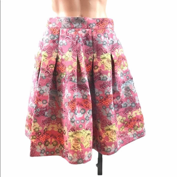 NEW bebe Women's Floral Skirt size 4 - Picture 1 of 12